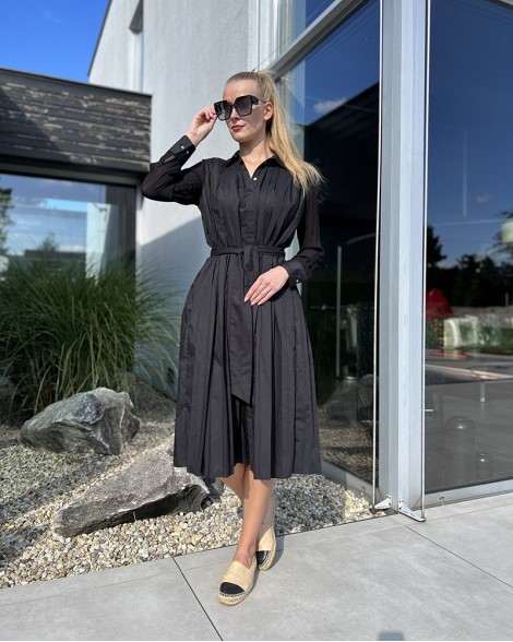 Šaty dámské Karl Lagerfeld plisované